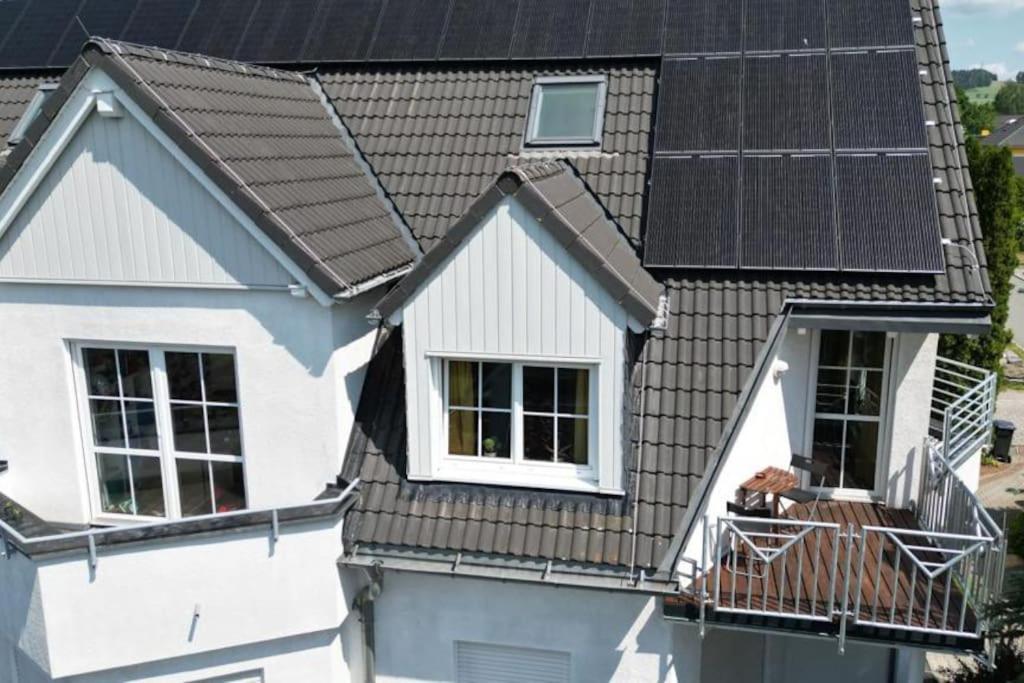 Ferienwohnung Fischer Mit E-Ladestation Direkt Am Haus Schwarzenberg  Dış mekan fotoğraf