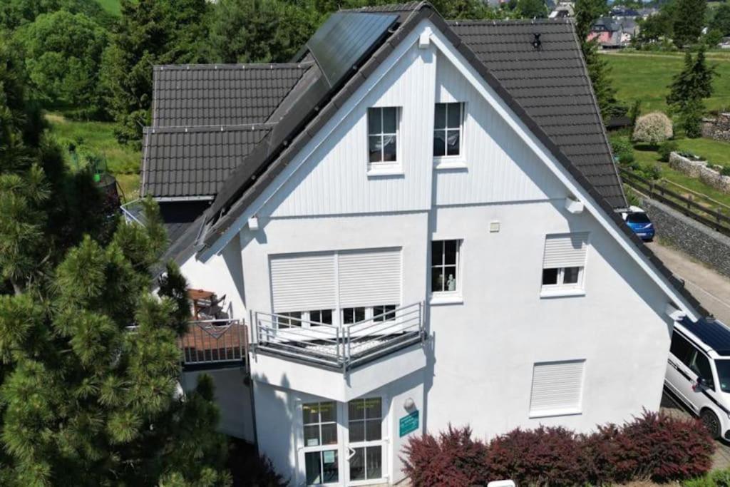 Ferienwohnung Fischer Mit E-Ladestation Direkt Am Haus Schwarzenberg  Dış mekan fotoğraf